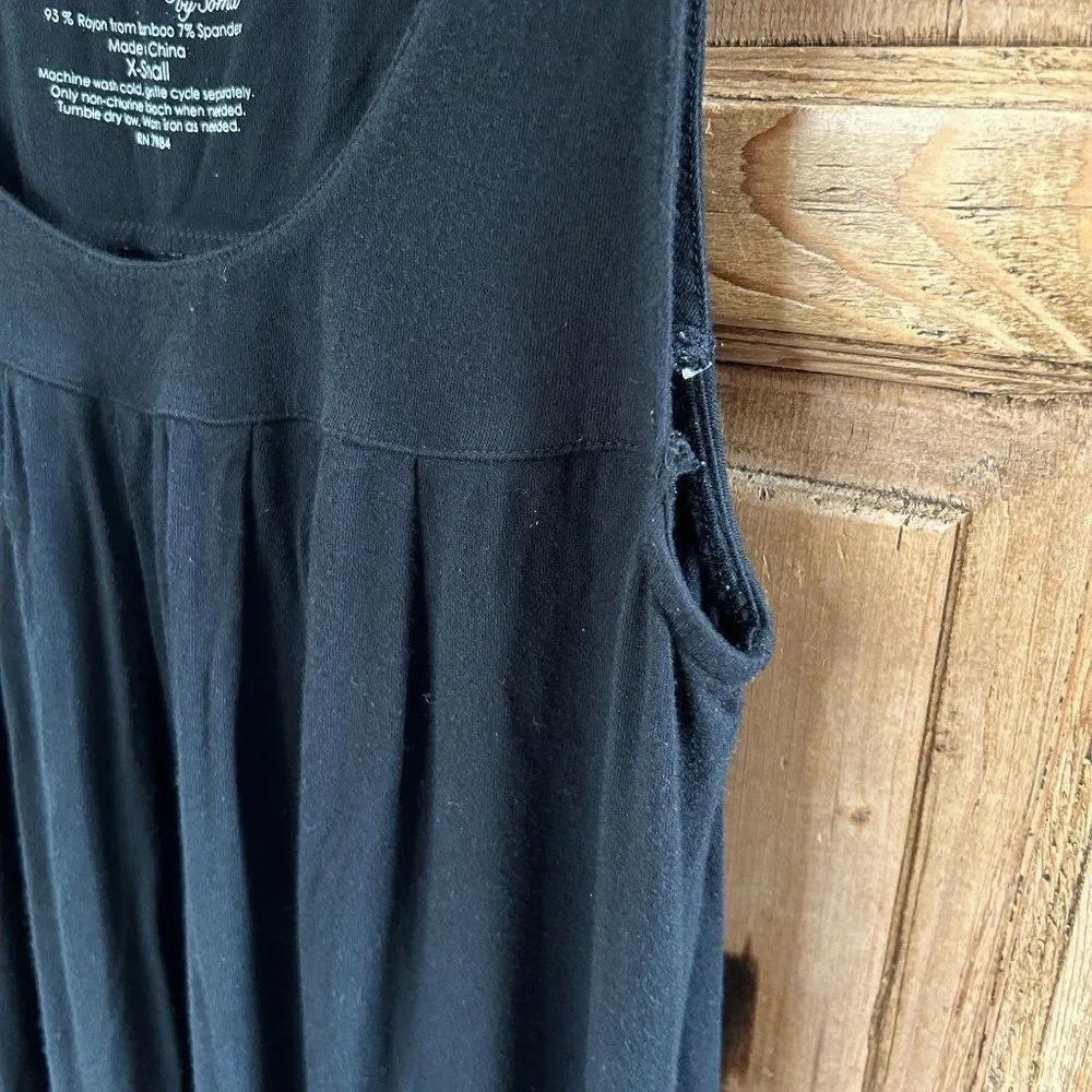 Cool‎ Days by Soma XS Black Sleep Dress Tank Top Bamboo Cooling Material